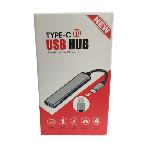 هاب 4 پورت USB3.0 مدل 4P - Image 2