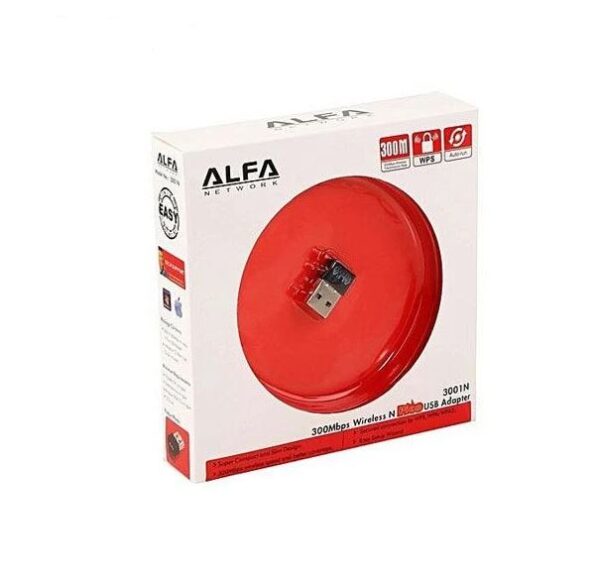 دانگل شبکه USB بی‌ سیم آلفا مدل 3001N - Image 3