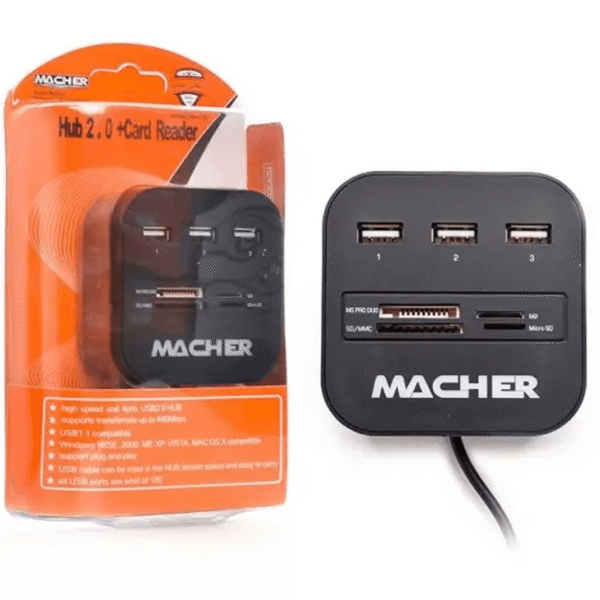 هاب و رم ریدر Macher MR-139 3port - Image 2