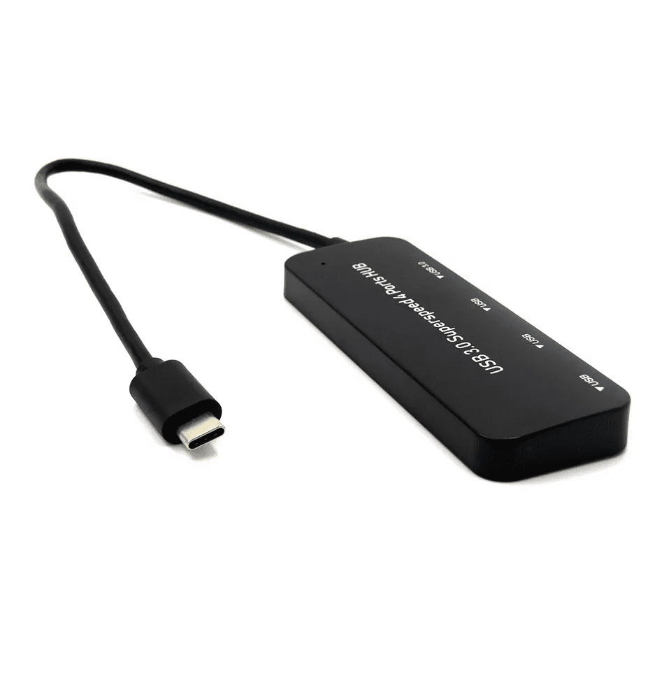 hub4in1red-typec-1-1 هاب 4 پورت USB 3.0 به Type-C مدل Superspeed - Image 1