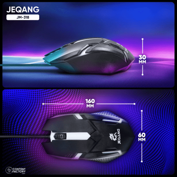 ماوس مخصوص بازی جکنگ مدل JM-318 - Image 4