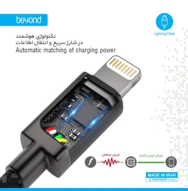 کابل تبدیل USB به لایتنینگ بیاند مدل BA-341 - Image 4