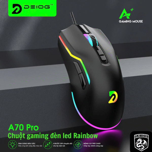 ماوس گیمینگ Deiog A70 Pro - Image 5