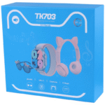 پک ساعت هوشمند TK703 به همراه هدفون بلوتوثی و عینک دخترانه