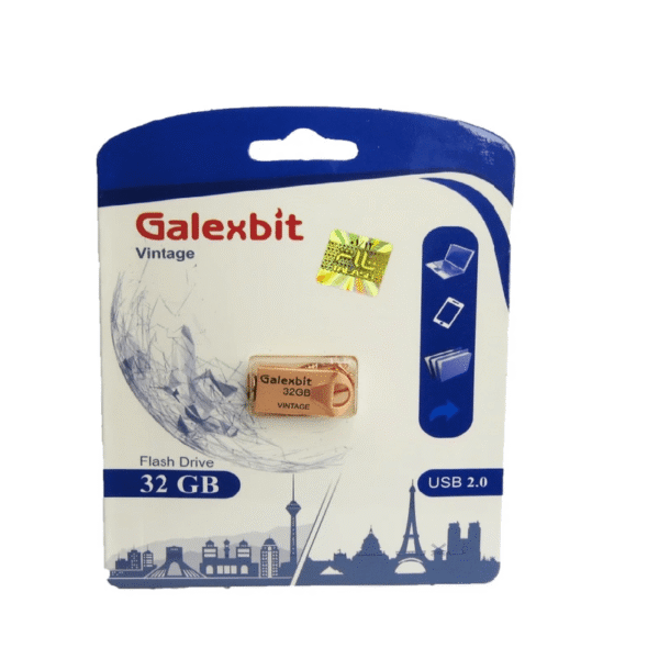 فلش مموری Galexbit Vintage ظرفیت 32 گیگابایت با بدنه فلزی - Image 2