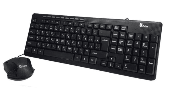 ست کیبورد و ماوس سیم‌دار UCOM مدل KB-2890 با طراحی ارگونومیک و دوام بالا - Image 6