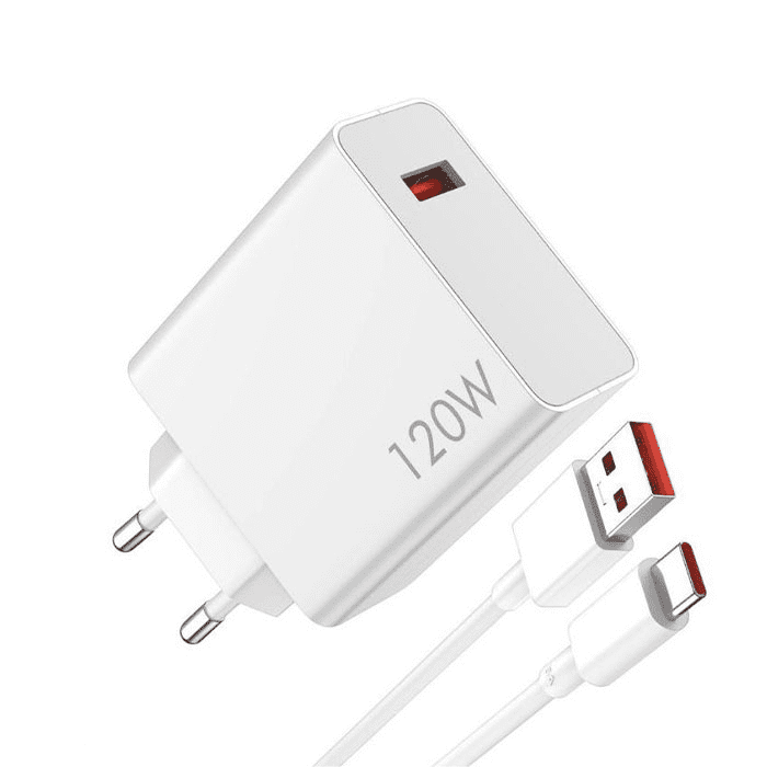 شارژر دیواری شیائومی 120 وات آداپتور فست شارژ Xiaomi همراه با کابل Type-C اصلی (1) شارژر دیواری شیائومی 120 وات | آداپتور فست شارژ Xiaomi همراه با کابل Type-C اصلی - Image 1