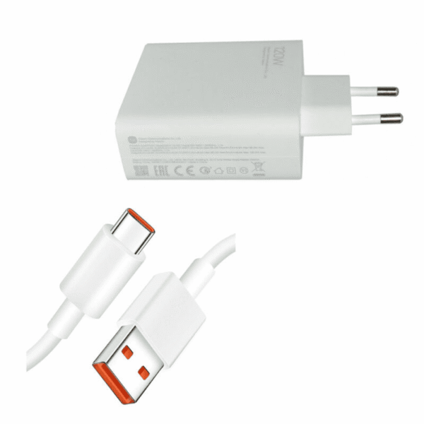 شارژر دیواری شیائومی 120 وات | آداپتور فست شارژ Xiaomi همراه با کابل Type-C اصلی - Image 4