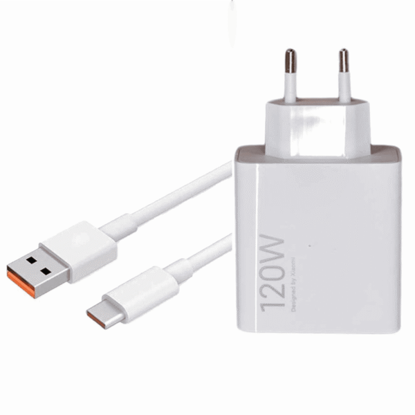 شارژر دیواری شیائومی 120 وات | آداپتور فست شارژ Xiaomi همراه با کابل Type-C اصلی - Image 2