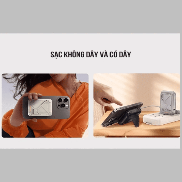 پاوربانک ریمکس MagSafe Wireless Fast Charge RPP116 ظرفیت 10000mAh - Image 6