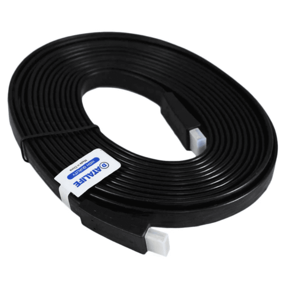کابل HDMI دیتا لایف (Datalife) مدل تخت (Flat) طول 5 متر - 4K Support - Image 2