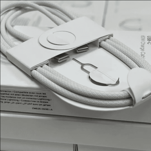 کابل شارژ Type-C به Type-C اپل 60 وات PD مناسب 15 iPhone 17 16 - Image 8