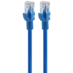 کابل شبکه 1.5 متری CAT6 UTP (پچ کورد آبی پرسرعت)