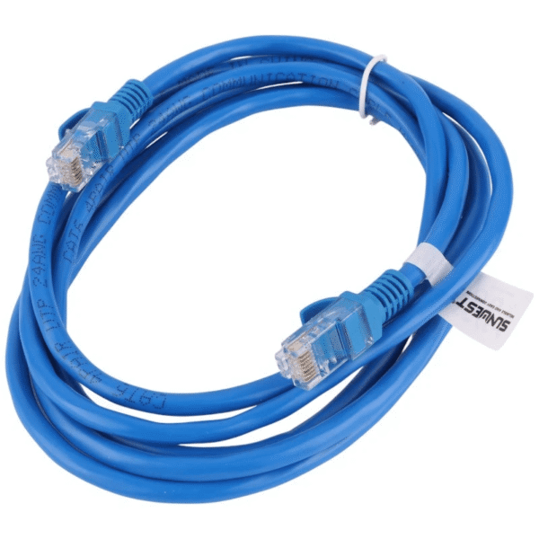 کابل شبکه 1.5 متری CAT6 UTP (پچ کورد آبی پرسرعت) - Image 2