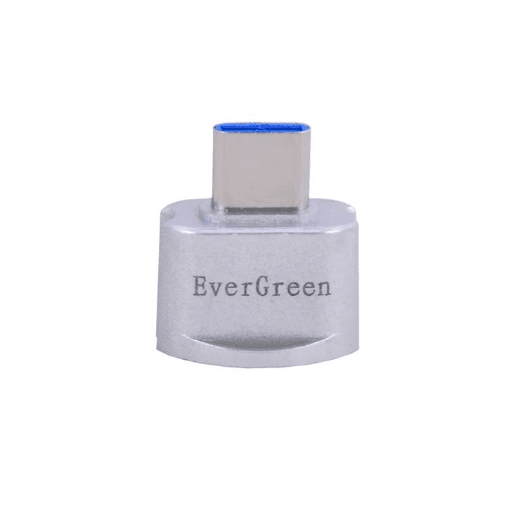 تبدیل OTG تایپ سی (Type-C) اورگرین (Evergreen) مدل Co-202 (1) مبدل OTG تایپ سی Evergreen مدل Co-202 - Image 1