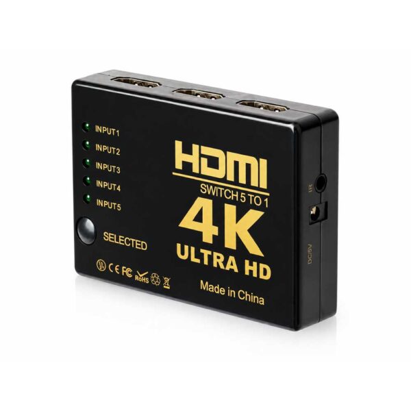 سوئیچ HDMI پنج پورت 4K Ultra HD مدل 5T01