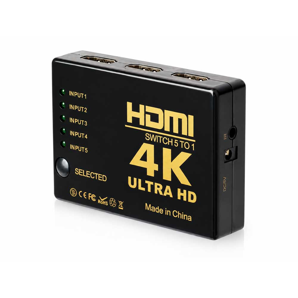 سوئیچ HDMI پنج پورت 4K Ultra HD مدل 5T01 سوئیچ HDMI پنج پورت 4K Ultra HD مدل 5T01