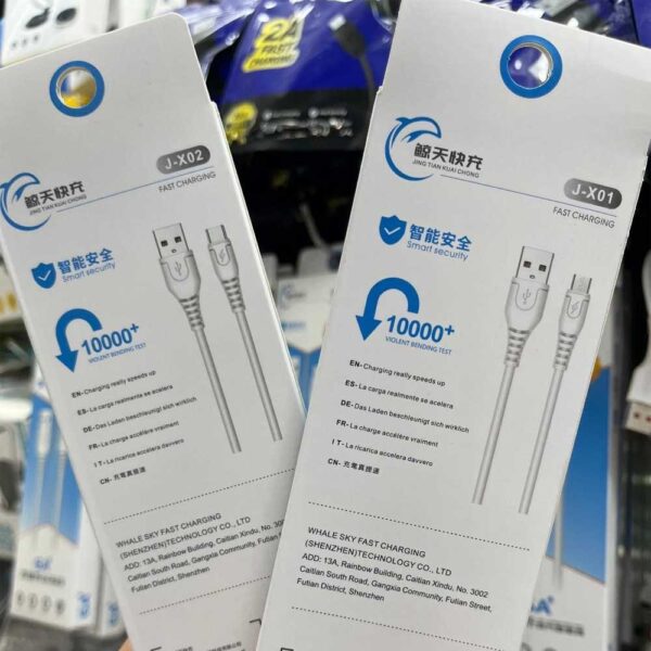 کابل فست شارژ USB-A به Type-C مدل J-X02
