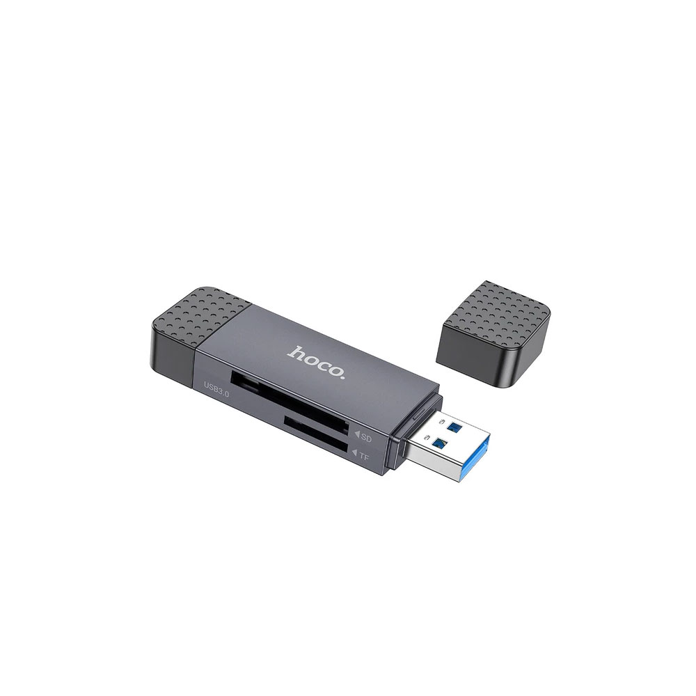کارت خوان USB3 برند hoco مدل HB45 کارت خوان USB3 برند hoco مدل HB45