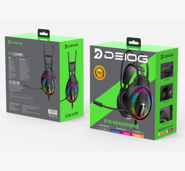 هدست گیمینگ DEIOG مدل X10 - Image 2